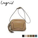 アングリッド Ungrid バッグ ショルダーバッグ レディース 斜めがけ 小さめ PU LEATHER SHOULDER BAG ブラック ホワイト ベージュ...