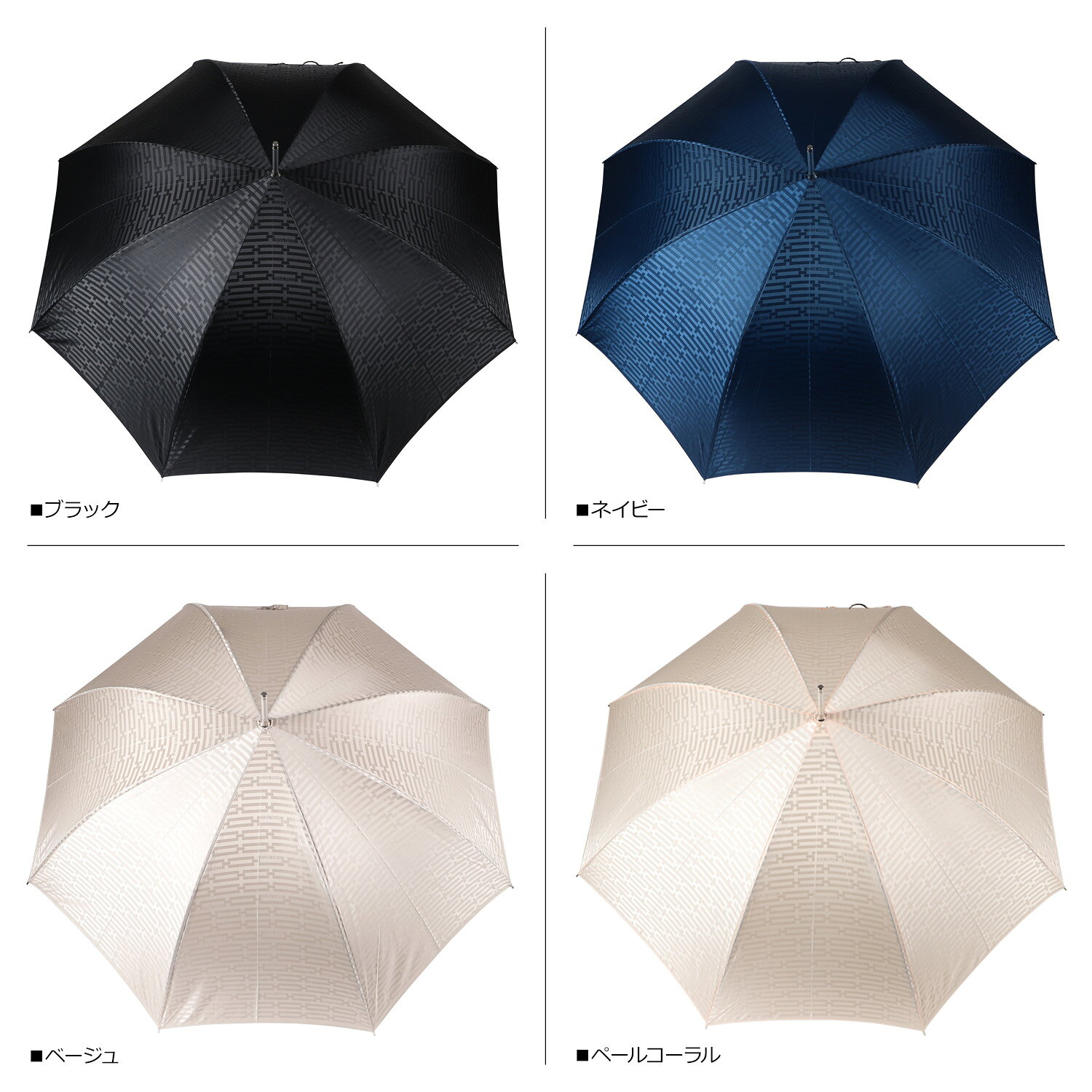 ニナリッチ NINA RICCI 長傘 雨傘 ジャンプ傘 レディース UMBRELLA ブラック ネイ...