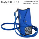 バンドリヤー スマホケース レディース 【クーポンで最大1000円OFF！5/7 10:59まで】 BANDOLIER バンドリヤー iPhone 14 14Pro iPhone 14 Pro Max iPhone 14 Plus スマホケース スマホショルダー 携帯 ショルダー アイフォン ドナ サイドスロット メタリック ブルー レディース ブルー 14DON