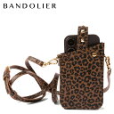 BANDOLIER バンドリヤー スマホケース スマホショルダー 携帯 ショルダー アイフォン エマ フォンポーチ ダークレオパード メンズ レディース EMM...