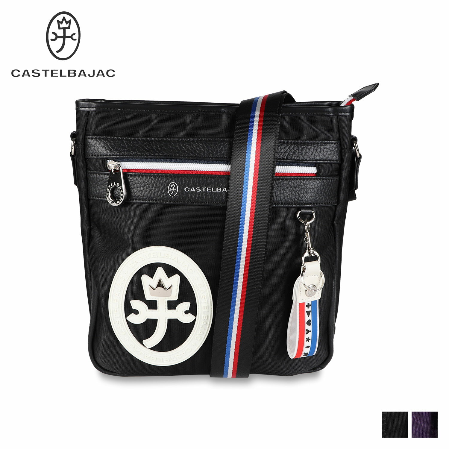 【最大1000円OFFクーポン発行中 11/27 09:59まで！】 カステルバジャック CASTELBAJAC バッグ ショルダーバッグ ドビー 2 メンズ レディース 斜めがけ 軽量 DOBBY2 ブラック パープル 黒 43112