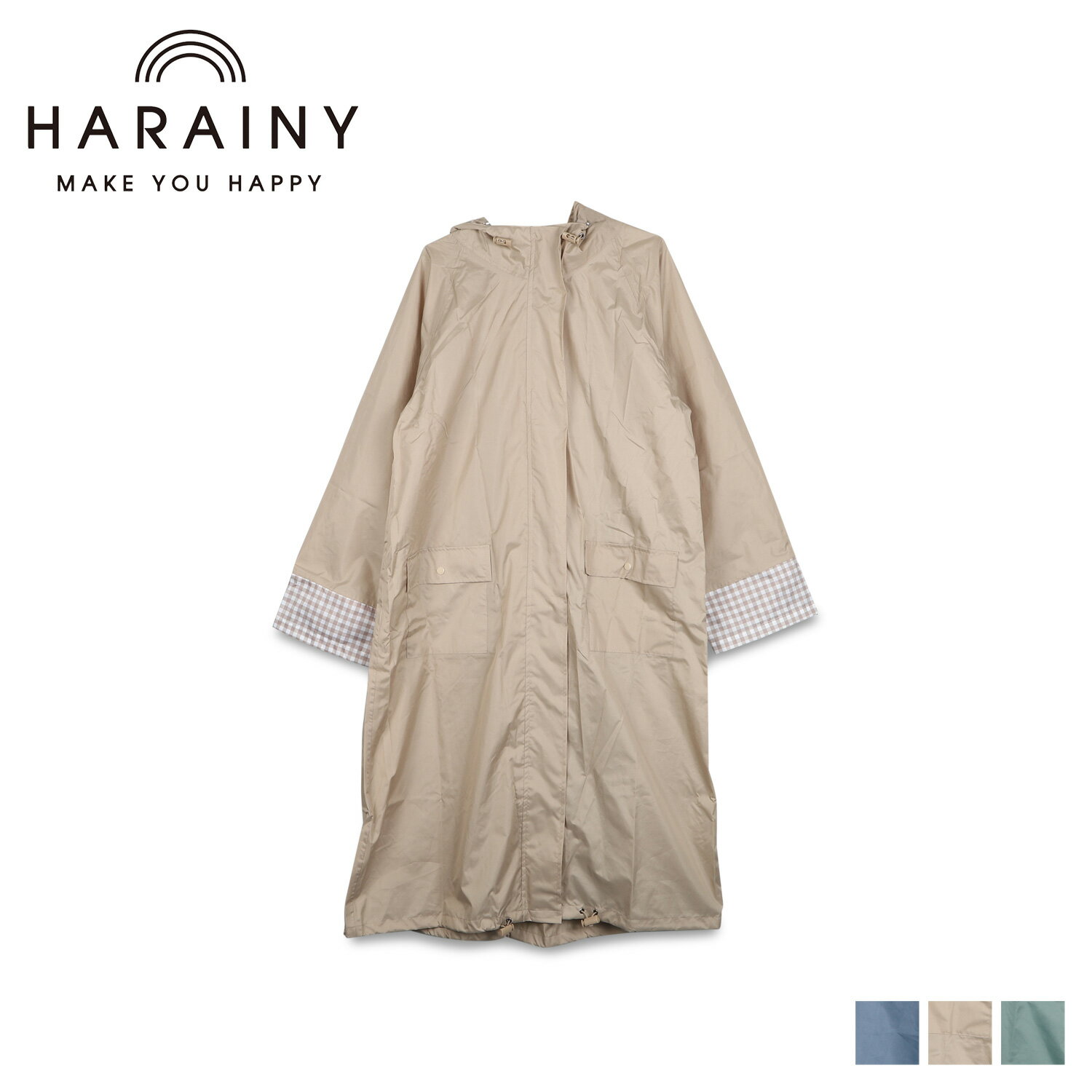 HARAINY ハレニー レインコート カッパ 雨具 シュシュポッシュ レインウェア ロングプラス  ...