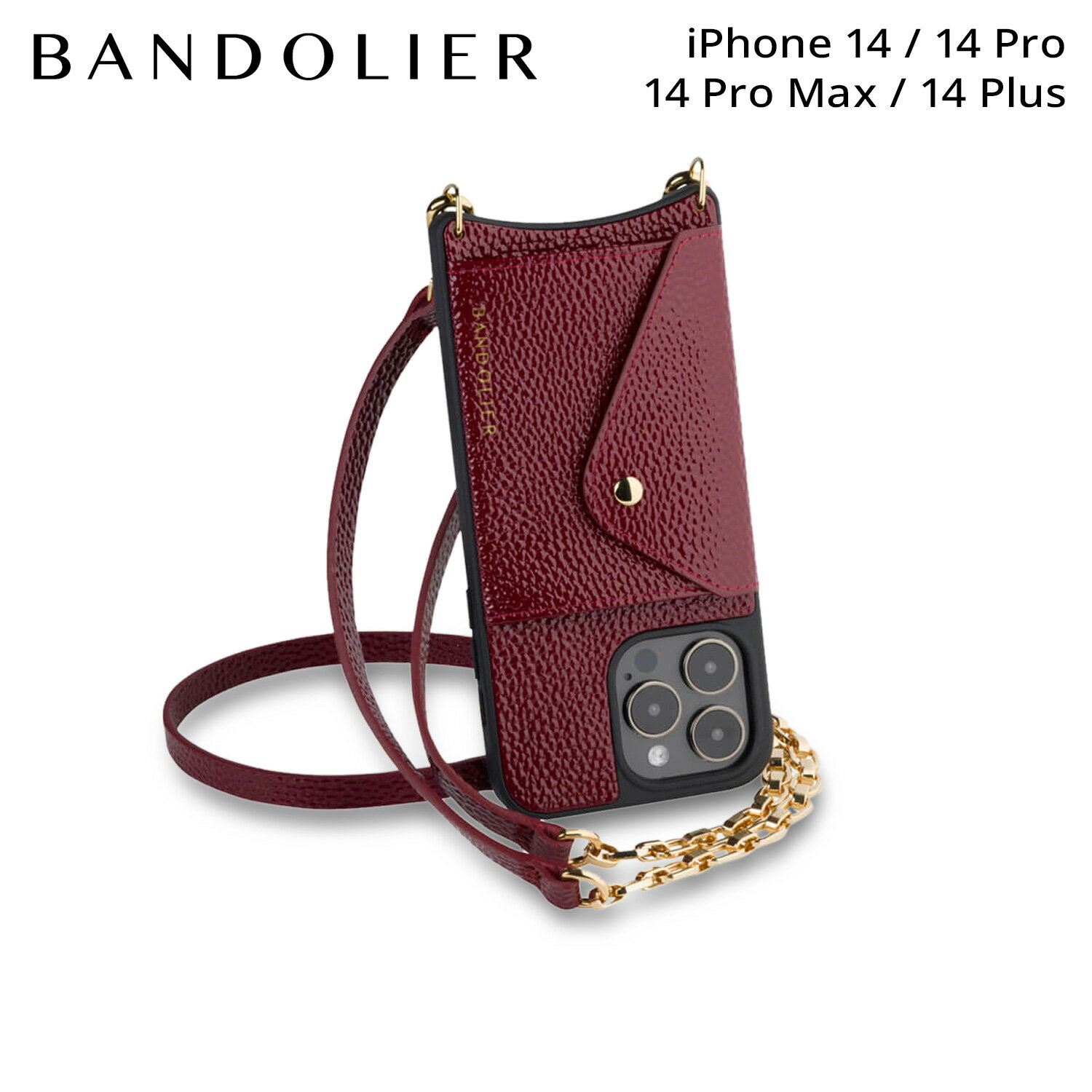 【クーポンで最大1000円OFF 5/16 10:59まで】 BANDOLIER バンドリヤー iPhone 14 14Pro iPhone 14 Pro Max iPhone 14 Plus スマホケース スマホショルダー 携帯 ショルダー アイフォン メンズ …