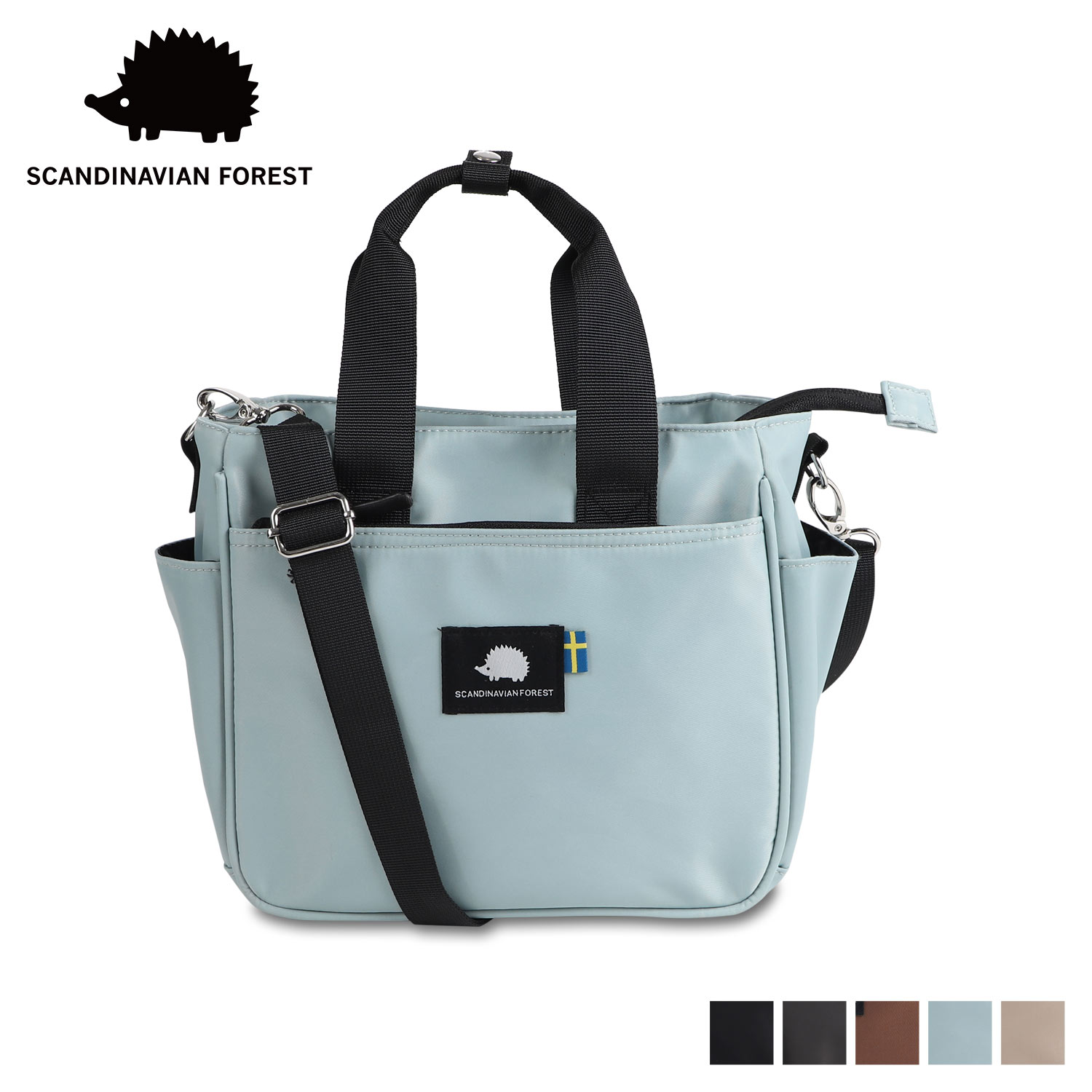 スカンジナビアンフォレスト SCANDINAVIAN FOREST ショルダーバッグ トートバッグ メンズ レディース 2WAY 斜め掛け 撥水 2WAY SHOULDER BAG ブラック グレー ブラウン ライトブラウン ブルー 黒 251-KESF176 母の日