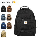 【クーポンで最大1000円OFF！5/1 10:59まで】 カーハート carhartt リュック バッグ バックパック キックフリップ メンズ レディース 撥水 KICKFLIP BACKPACK ブラック ブラウン ブルー ベージュ 黒 I031468