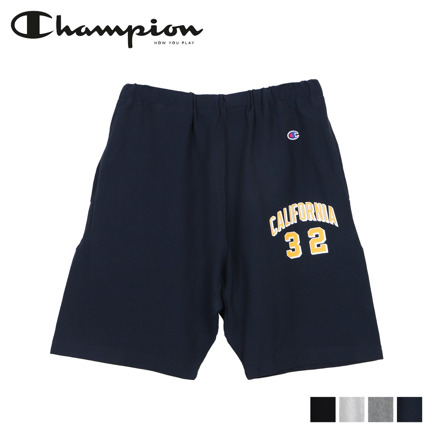 チャンピオン Champion リバースウィーブ ショートパンツ ショーツ メンズ REVERSE WEAVE SHORTS ブラック チャコール グレー ネイビー 黒 C3-X511