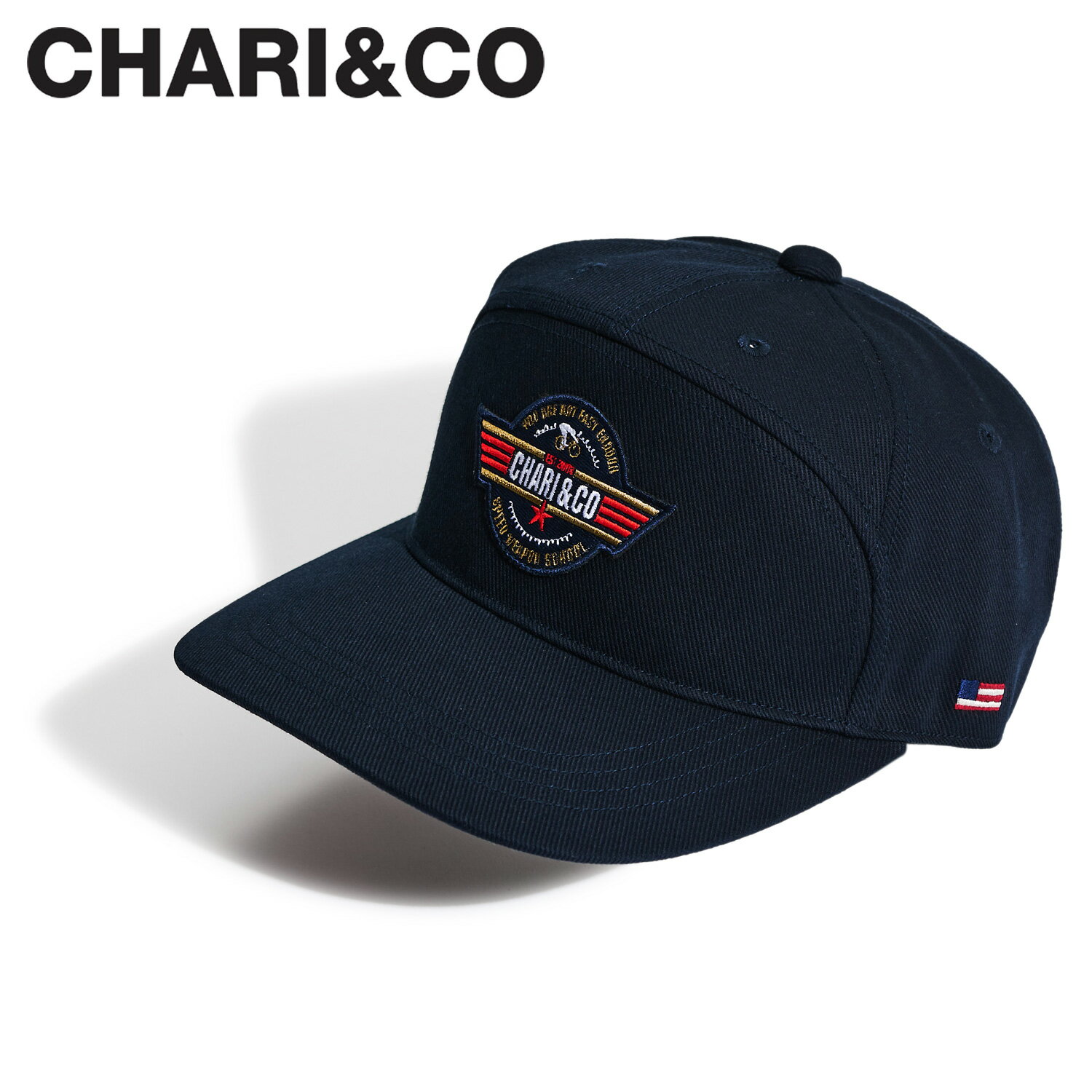 CHARI&CO チャリアンドコー キャップ 帽子 メンズ LIEUTENANT 7PANEL CAP ネイビー