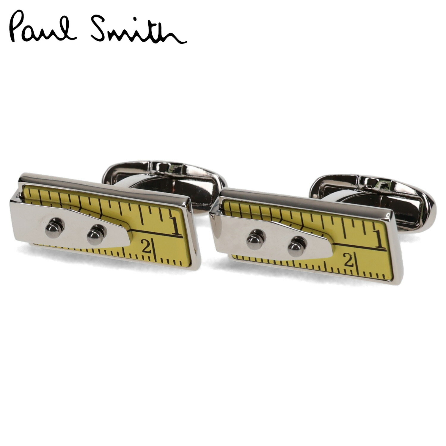 ポールスミス(カフス) 【クーポンで最大1000円OFF！5/16 10:59まで】 ポールスミス Paul Smith カフスボタン カフリンクス メンズ ブランド マルチカラー シルバー M1A-CUFF-KTAPEM