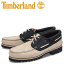 【クーポンで最大1000円OFF 5/7 10:59まで】 ティンバーランド Timberland デッキシューズ モカシン オーセンティック 3アイレット クラシック メンズ AUTHENTICS 3EYE CLASSIC LUG ベージュ A…