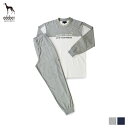 アダバット adabat ルームウェア 部屋着 パジャマ セットアップ ナイトウェア 長袖 メンズ ニット KNIT PAJAMAS グレー ネイビー 0214...
