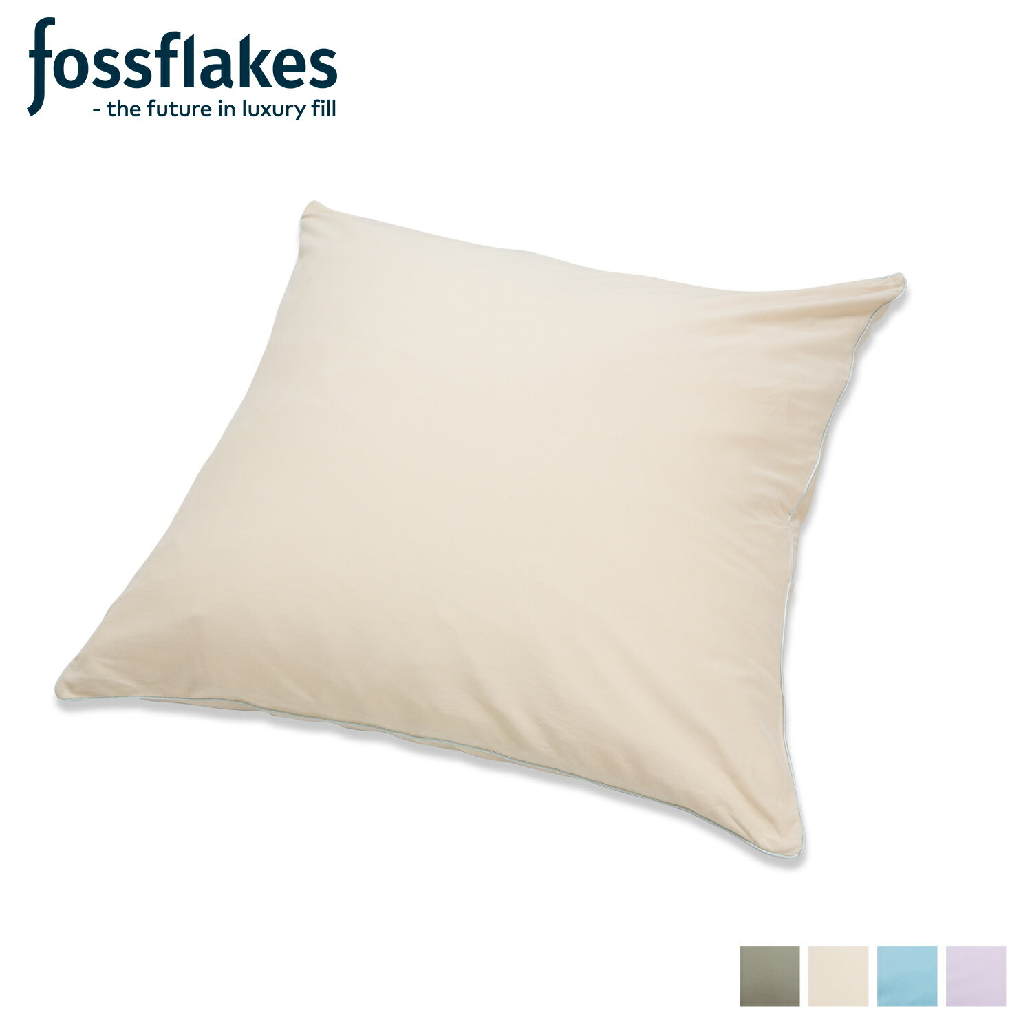 フォスフレイクス fossflakes 枕カバー ピローケース クッションカバー 80×80cm 綿100% ファスナー ウォッシャブル 丸洗いOK ハーフボディピロー 80cm×80cm 専用カバー GZ80