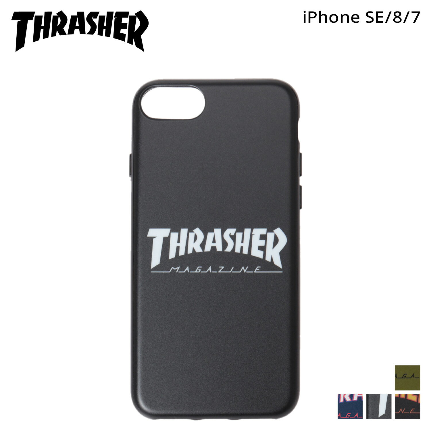å㡼 THRASHER iphone SE2 8 7 ޥۥ  ǥ  ե HOME TOWN LOG...