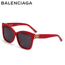 バレンシアガ BALENCIAGA サングラス メンズ レディース アジアンフィット SUNGLASSES レッド BB0102SA-003