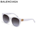 バレンシアガ BALENCIAGA サングラス メンズ レディース アジアンフィット SUNGLASSES ホワイト 白 BB0103SA-006