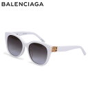 【クーポンで最大1000円OFF！5/7 10:59まで】 バレンシアガ BALENCIAGA サングラス メンズ レディース アジアンフィット SUNGLASSES ホワイト 白 BB0103SA-006 母の日