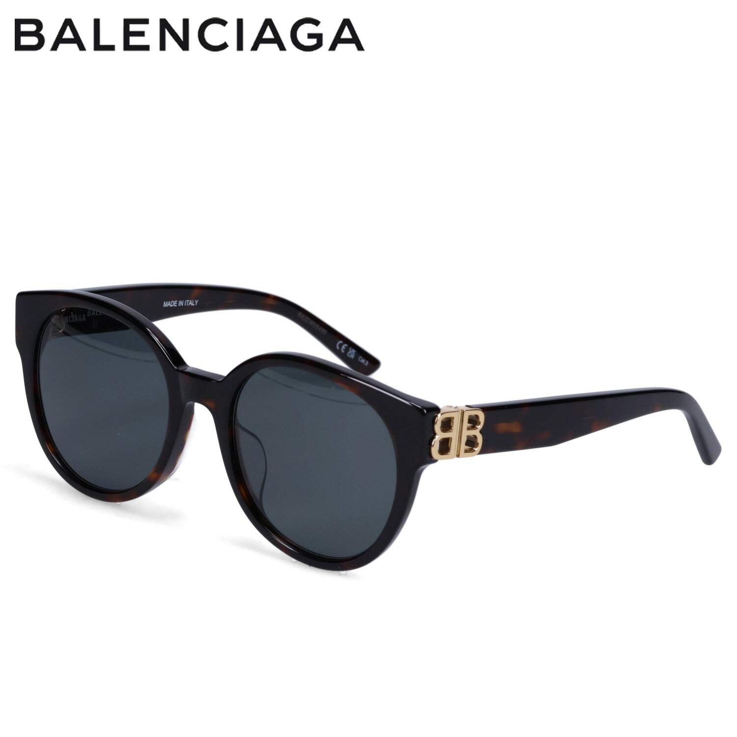 バレンシアガ BALENCIAGA サングラス メンズ レディース アジアンフィット SUNGLASSES ブラウン BB0134..