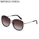 ボッテガヴェネタ BOTTEGA VENETA サングラス メンズ レディース アジアンフィット UVカット SUNGLASSES ブラウン BV0220SK-...