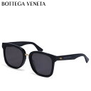 ボッテガヴェネタ BOTTEGA VENETA サングラス アイウェア メンズ レディース アジアンフィット UVカット スクエア SUNGLASSES ブラッ...