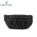 【クーポンで最大1000円OFF！5/7 10:59まで】 ノーティカ NAUTICA ボディバッグ ウエストバッグ ワンショルダー メンズ BODY BAG ブラック 黒 370-500