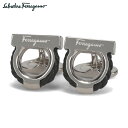 サルヴァトーレ フェラガモ Salvatore Ferragamo カフスボタン カフリンクス メンズ 結婚式 CUFFLINKS シルバー 770142