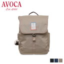 楽天スニークオンラインショップ【クーポンで最大1000円OFF！5/1 10:59まで】 AVOCA アヴォカ リュック バッグ バックパック フラップ メンズ レディース 軽量 FLAP RUCKSACK ブラック ネイビー ベージュ 黒 AC-006 母の日