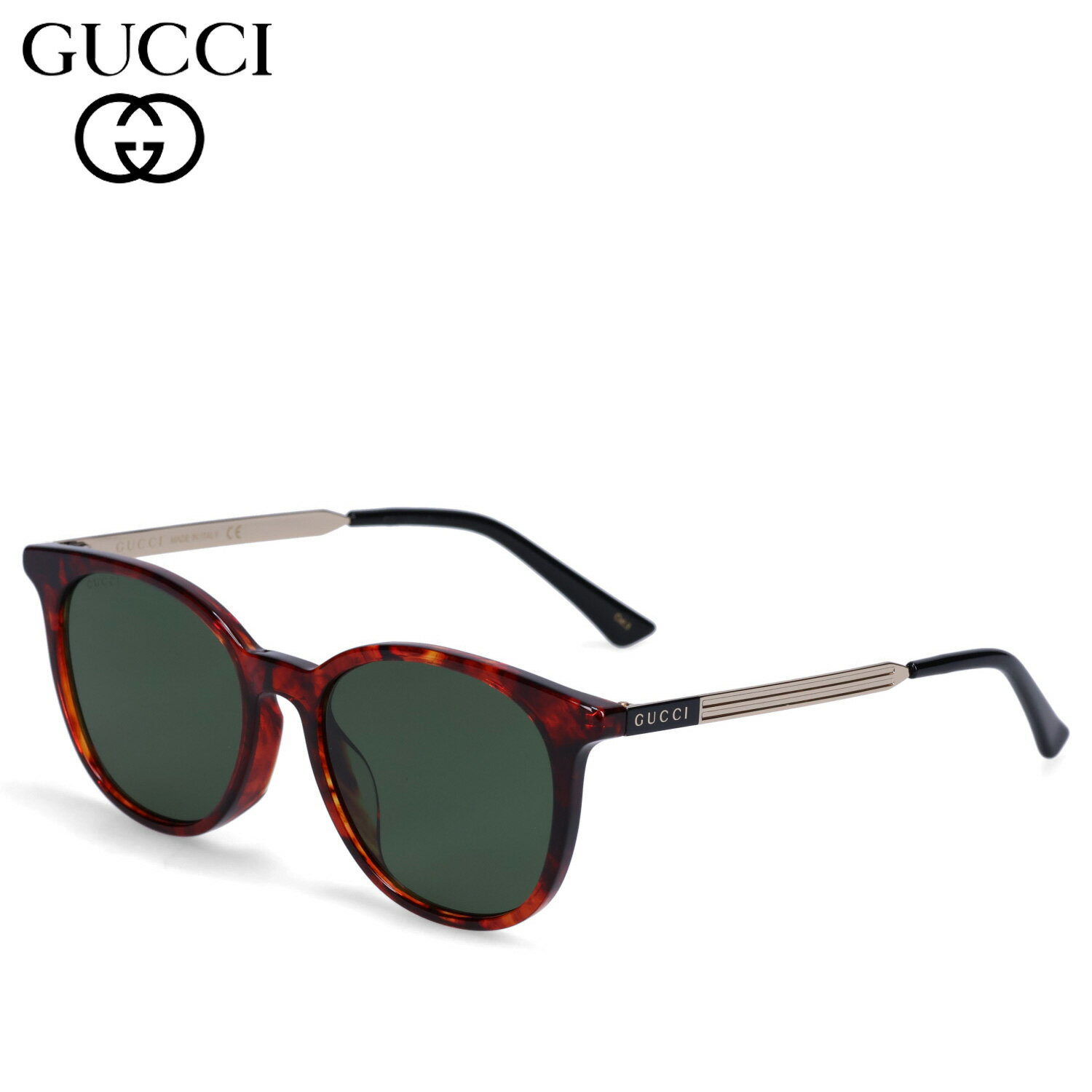 グッチ GUCCI サングラス メンズ レディース アジアンフィット UVカット 紫外線対策 SUNGLASSES ブラウ..