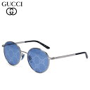  グッチ GUCCI サングラス メンズ レディース アジアンフィット UVカット 紫外線対策 SUNGLASSES シルバー GG0944SA-004 母の日