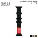 マンハッタンポーテージ Manhattan Portage アップルウォッチ バンド APPLE WATCH 8 7 SE 6 45mm 44mm ベルト 替え メンズ レディース AWB-MP02 【メール便】