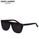 サンローラン パリ SAINT LAURENT PARIS サングラス メンズ レディース アジアンフィット UVカット 紫外線対策 SUNGLASSES ブラック 黒 SL1F-001