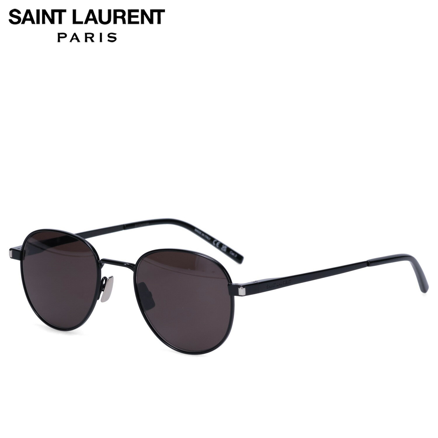  ѥ SAINT LAURENT PARIS 󥰥饹  ǥ եå UVå 糰к SUNGLASSES ֥å  SL555-001 
