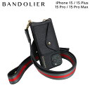  BANDOLIER バンドリヤー iPhone15 15Pro iPhone 15 Pro Max iPhone 15 Plus スマホケース スマホショルダー 携帯 アイフォン メンズ レディース KIMBERLY BLACK ブラック 黒 14KIM