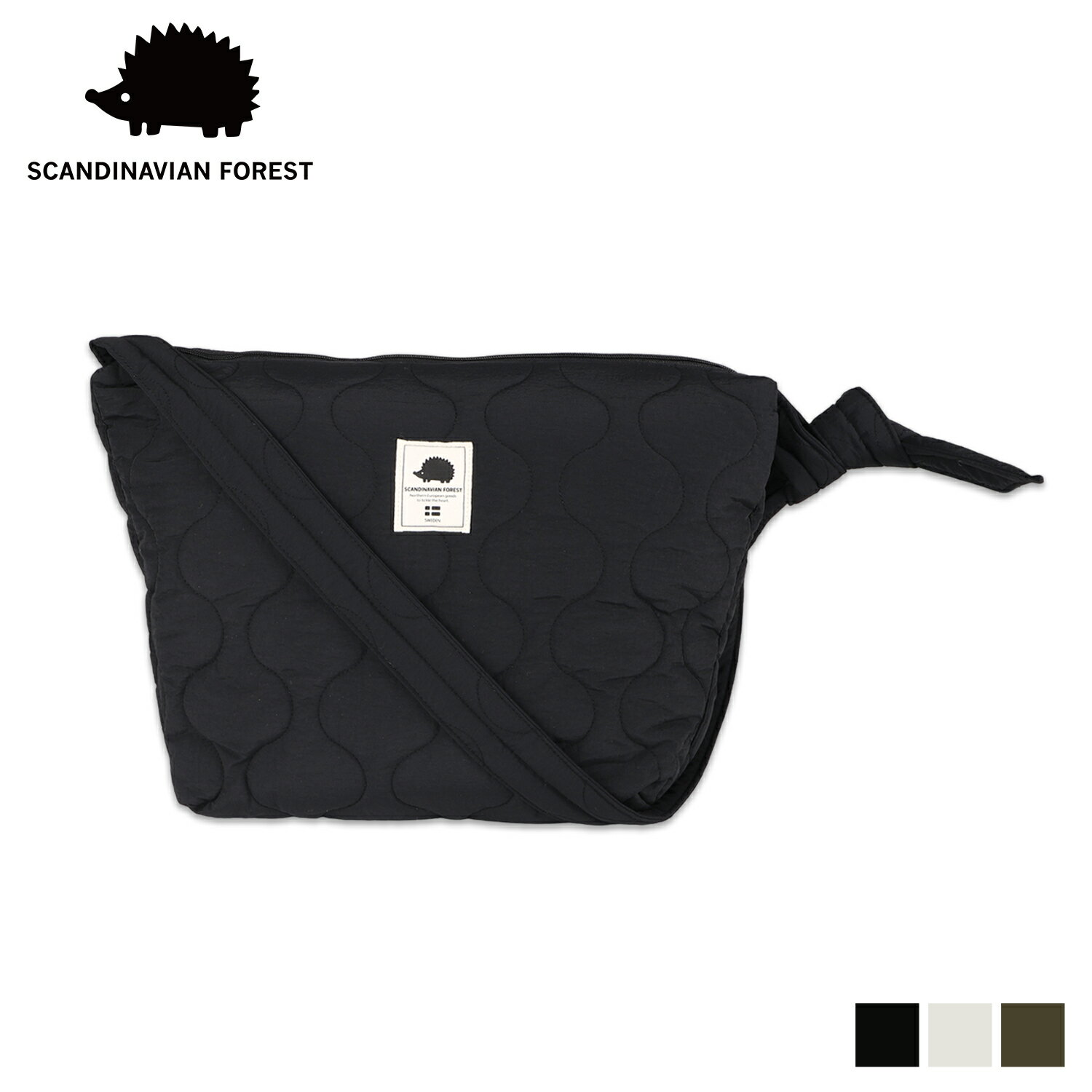 スカンジナビアンフォレスト SCANDINAVIAN FOREST ショルダーバッグ バッグ メンズ レディース 斜めがけ キルティング QUILTED BIG SHOULDER BAG ブラック オフホワイト カーキ 黒 251-TTSF647 母の日