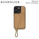 BANDOLIER バンドリヤー iPhone 14 14Pro iPhone 14 Pro Max スマホケース 携帯 アイフォン キーホルダー キーリング ...