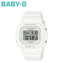 【クーポンで最大1000円OFF！5/1 10:59まで】 カシオ CASIO BABY-G 腕時計 BGD-565U-7JF 防水 ベビーG ベイビーG レディース ホワイト 白