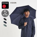 クニルプス Knirps 折りたたみ 傘 自動開閉 雨傘 メンズ レディース 軽量 8本骨 VISION ブラック ネイビー グリーン 黒
