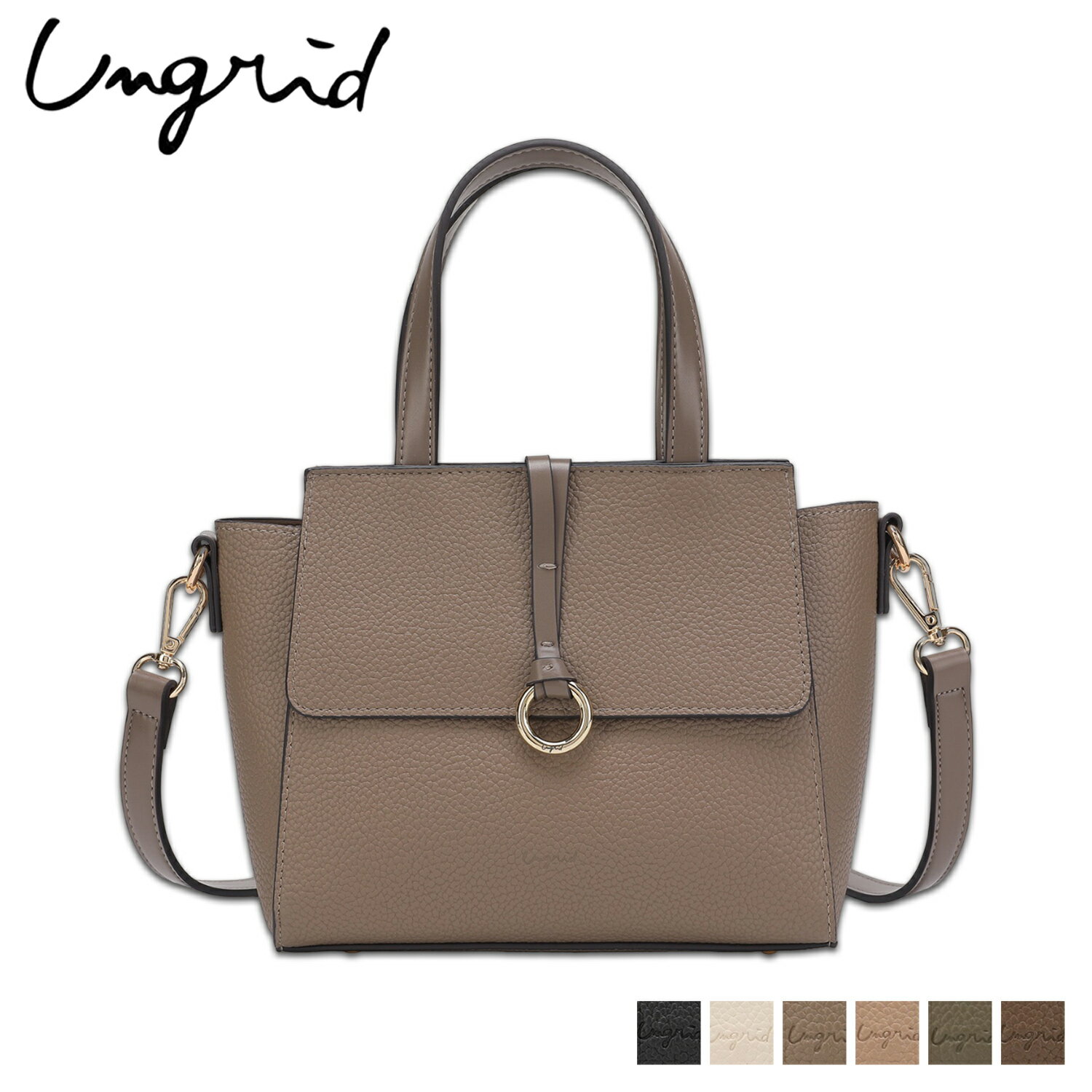 󥰥å Ungrid ȡȥХå  ߥ ǥ եʡդ Ф᤬ MINI HAND BAG 53060B