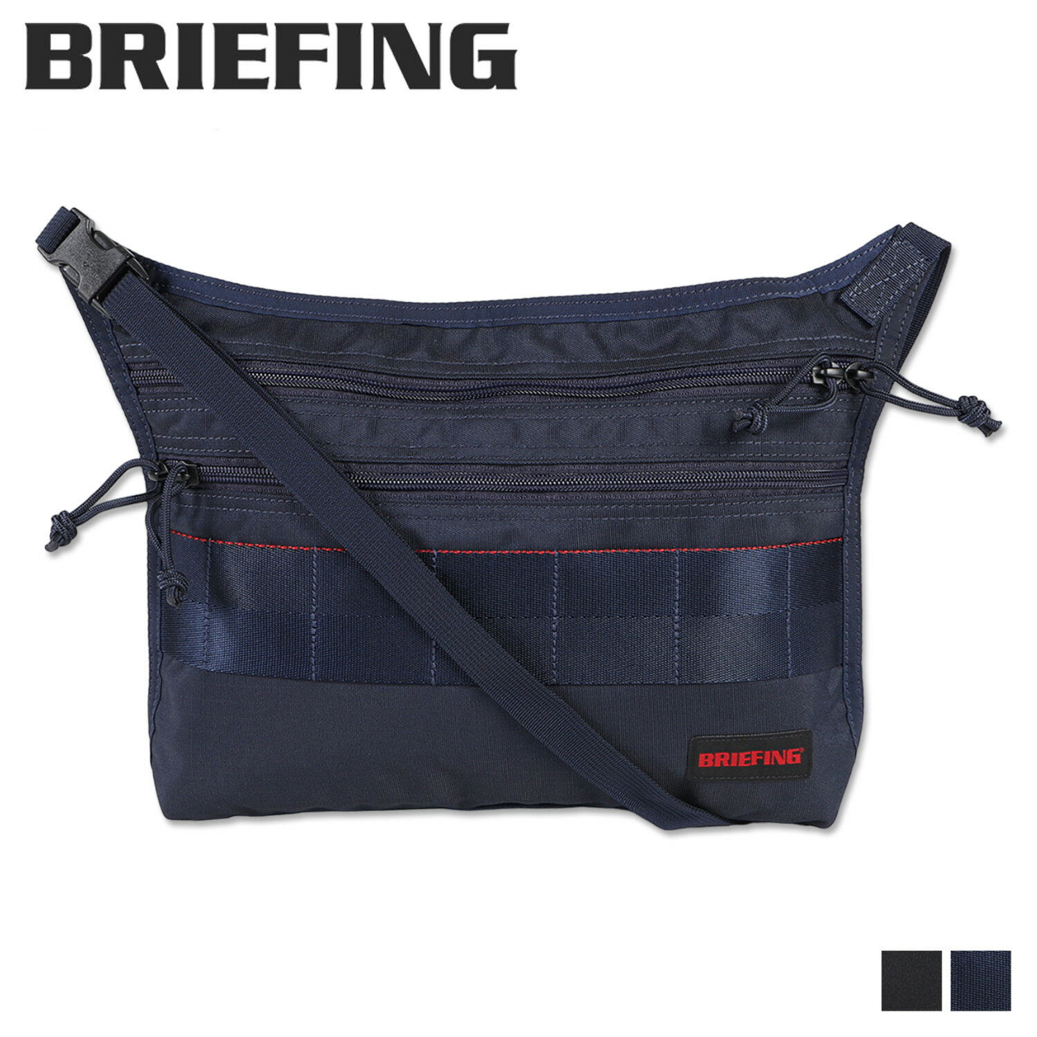 ショルダーバッグ ブリーフィング BRIEFING バッグ ショルダーバッグ サコッシュ メンズ レディース 0.8L 斜め掛け MULTI SACOCHE MW GENII ブラック ネイビー 黒 BRA233L30