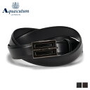 レザーベルト アクアスキュータム AQUASCUTUM ベルト レザーベルト メンズ 本革 日本製 LEATHER BELT ブラック ダーク ブラウン 黒 AQ-4080118