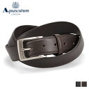 アクアスキュータム AQUASCUTUM ベルト レザーベルト メンズ 本革 日本製 LEATHER BELT ブラック ダーク ブラウン 黒 AQ-4100223