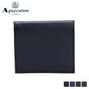 アクアスキュータム AQUASCUTUM 財布 小銭入れ コインケース バーミンガム メンズ 本革 BOX型 型押し BIRMINGHAM ブラック ネイビー ...