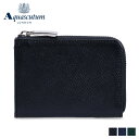 アクアスキュータム AQUASCUTUM 財布 小銭入れ コインケース リバプール メンズ L字ファスナー 本革 撥水 LIVERPOOL ブラック ネイビー ...