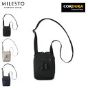 ミレスト MILESTO ショルダーバッグ ミニ ポーチ 小物入れ サコッシュ ストラクト メンズ レディース 2L 撥水 斜め掛け STLAKT ブラック ネ...