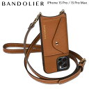 【クーポンで最大1000円OFF！3/29 10:59まで】 BANDOLIER バンドリヤー iPhone 15Pro iPhone 15 Pro Max スマホケース スマホショルダー 携帯 アイフォン メンズ レディース CASEY SIDE SLOT SIENNA ブラウン 14CAS