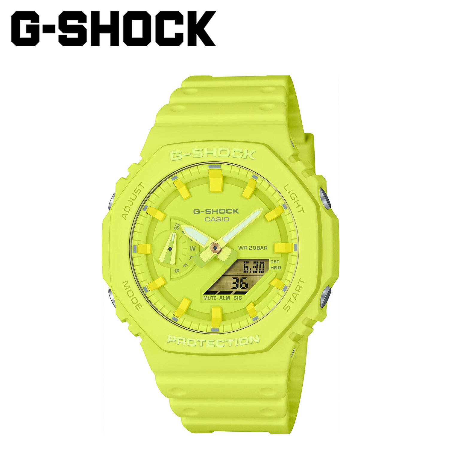 カシオ CASIO G-SHOCK 2100 SERIES 腕時計 GA-2100-9A9JF ジーショック Gショック G-ショック メンズ レディース イエロー