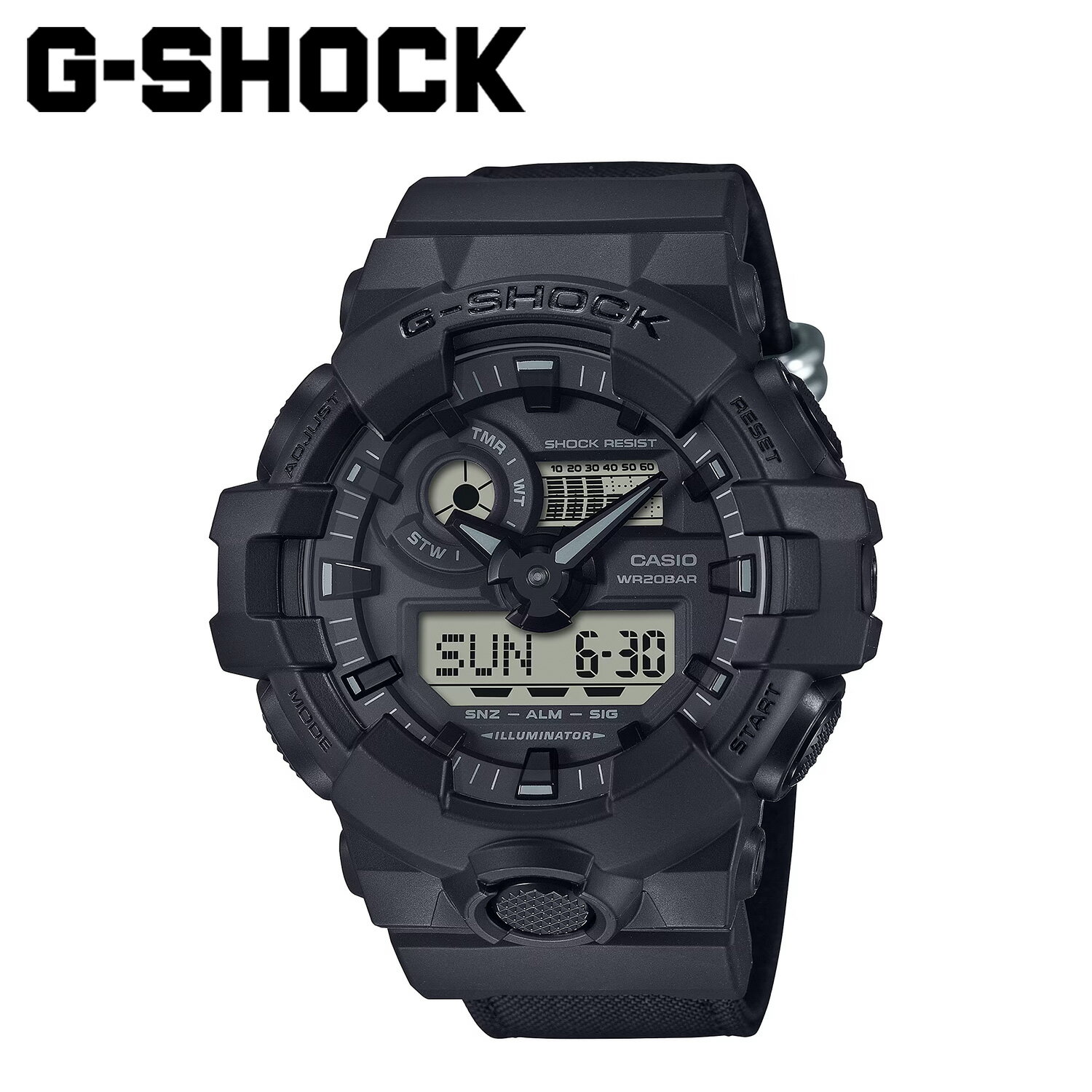 カシオ CASIO G-SHOCK GA-700 SERIES 腕時計 GA-700BCE-1AJF ジーショック Gショック G-ショック メンズ レディース ブラック 黒