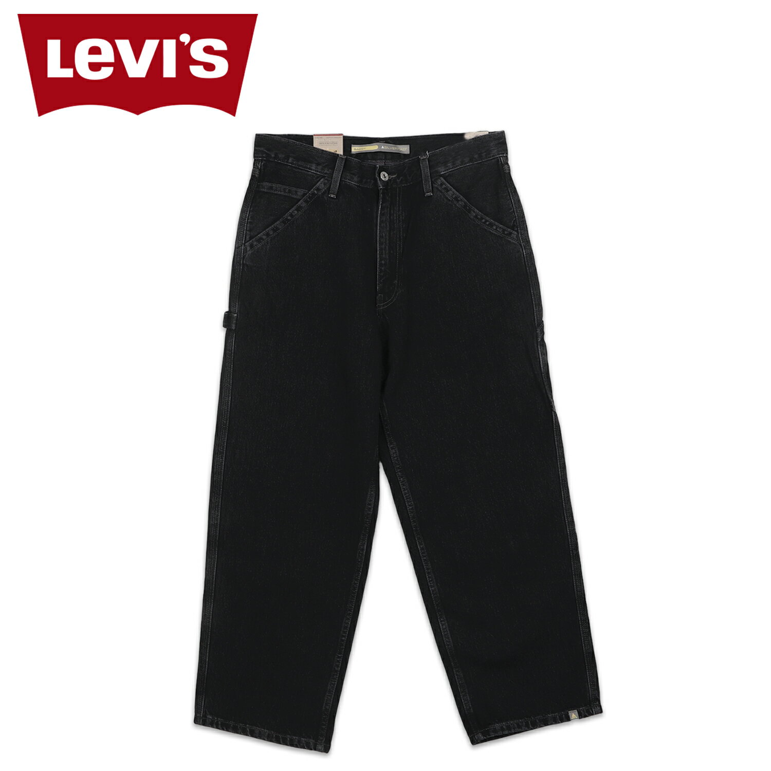  リーバイス LEVIS デニム パンツ ジーンズ ジーパン シルバータブ メンズ バギーカーペンター SILVERTAB BUGGY CARPENTER I AM INEVITABLE ブラック 黒 A74890001