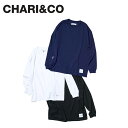  CHARI&CO チャリアンドコー Tシャツ 長袖 ロンT カットソー メンズ NAME ON HEM L/S TEE ブラック ホワイト パープル 黒 白