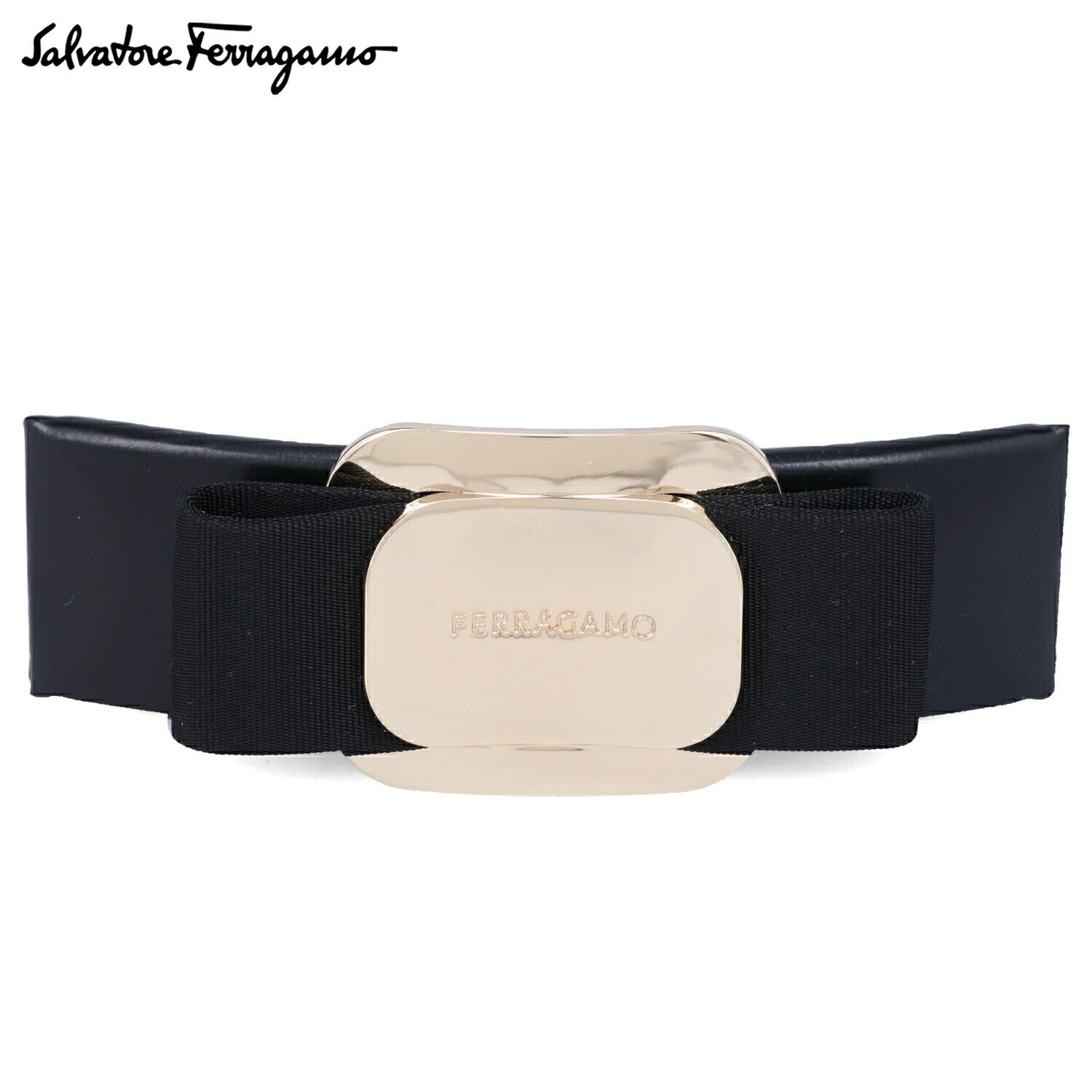 フェラガモ バレッタ フェラガモ Ferragamo バレッタ ヘア アクセサリー ヴァラ リボン レディース VALLETTA ブラック 黒 771551-001