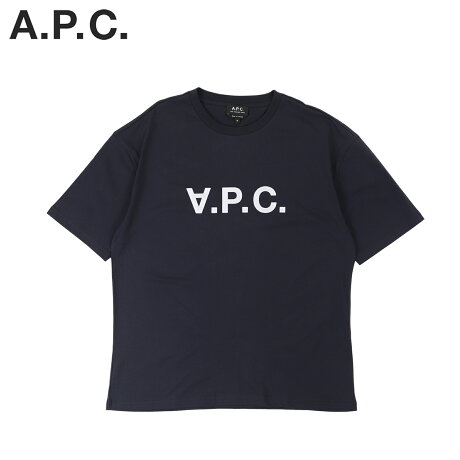 A.P.C. アーペーセー Tシャツ 半袖 メンズ RIVER ダーク ネイビー