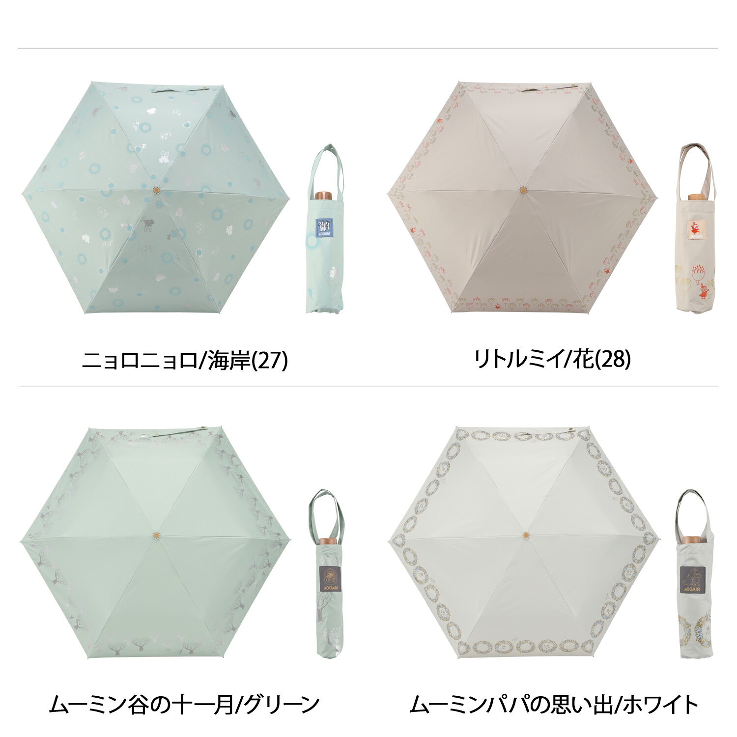 【最大1000円OFFクーポン発行中 7/27 10:59まで！】 ムーミン MOOMIN 日傘 折りた...